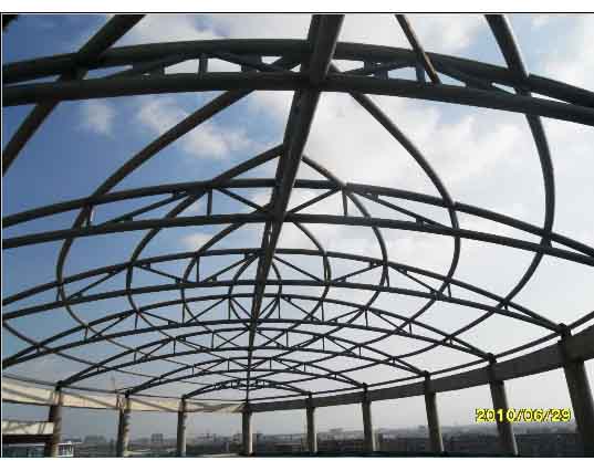 德兴中煤朔州宾馆管桁架工程